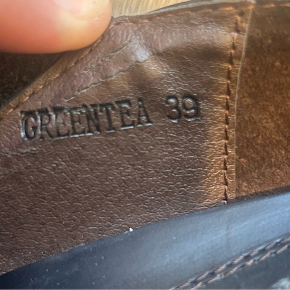 Spring Step L’Artiste “Green Tea” Victorian Style Two Tone Booties 39 steam punk - Picture 12 of 12